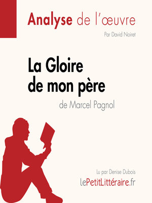 cover image of La Gloire de mon père de Marcel Pagnol (Analyse de l'oeuvre)